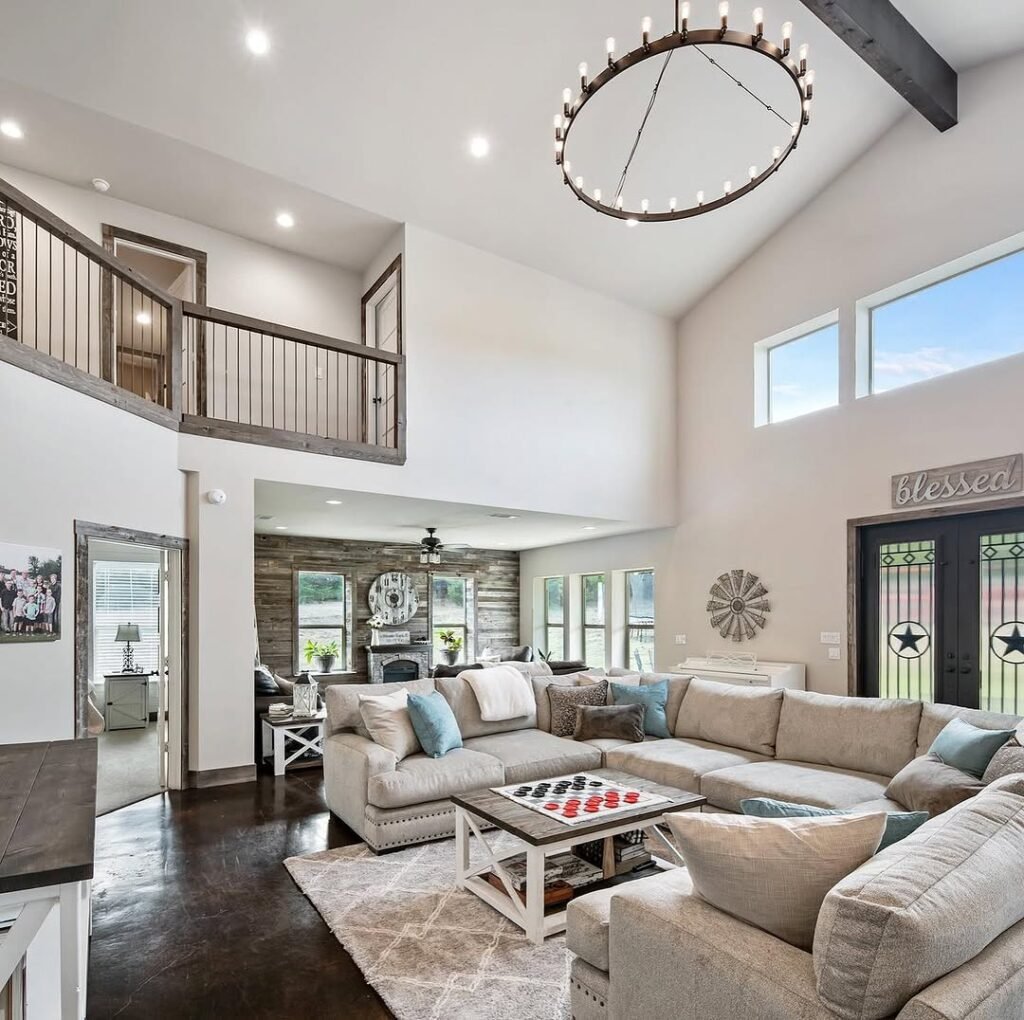 Use these 2 exact keywords for pin title: modern farmhouse living room ideas, farmhouse living room design inspo (Use these exact keywords for pin description: modern farmhouse living room ideas, farmhouse living room design inspo, farmhouse decor living room, farmhouse living room decor ideas, rustic farmhouse living room inspiration, farmhouse style living room designs, cozy modern farmhouse living room, warm farmhouse living room, living room farmhouse)