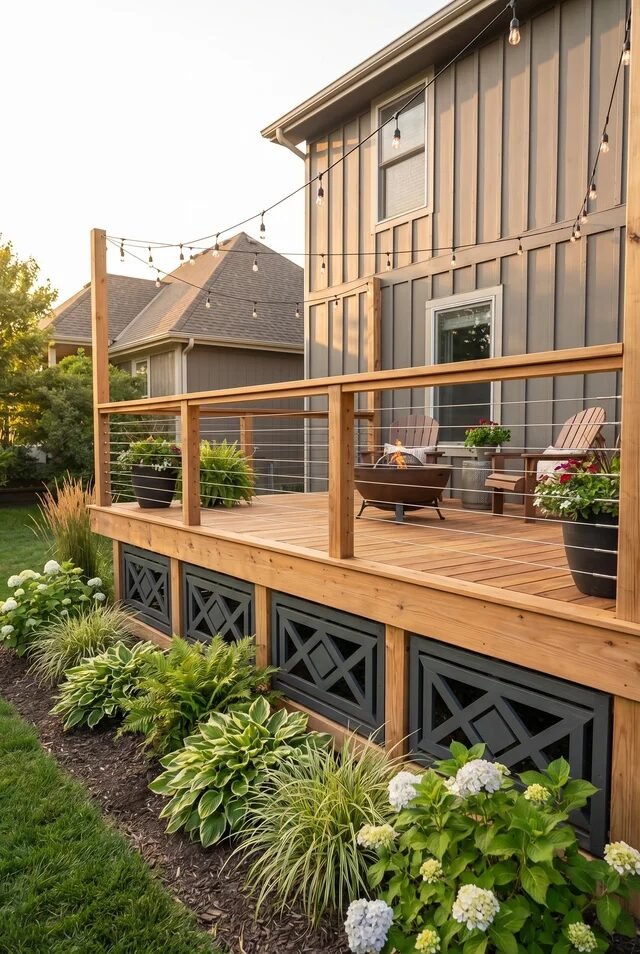 Deck Skirting, Reconsidered for How We Actually Live Outside