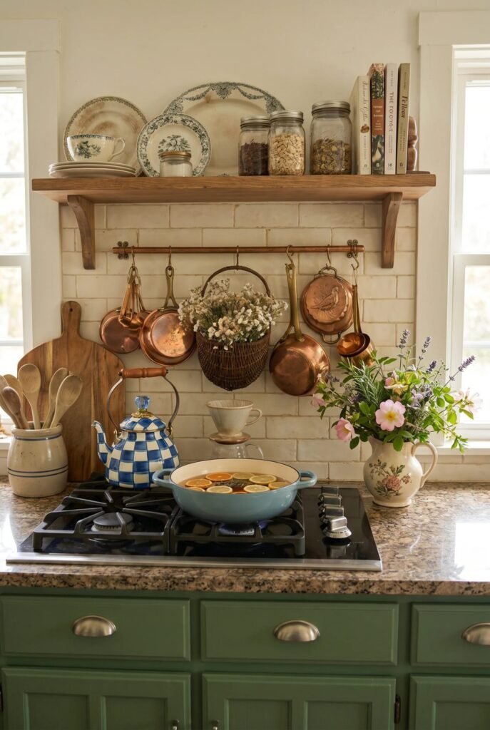 How Cottage Kitchens Turn Everyday Necessities Into Beautiful Details