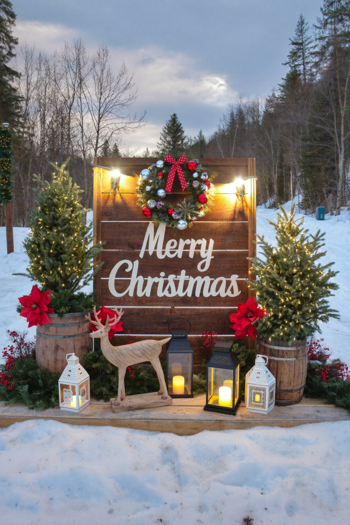 use these 2 exact keywords for pin title: outdoor christmas decorations, outdoor christmas ideas (use these exact keywords for pin description: outdoor christmas decorations, outdoor christmas ideas, outdoor christmas decorations yard, christmas outdoor decor ideas, christmas outdoor decorating guide, exterior christmas decorations)